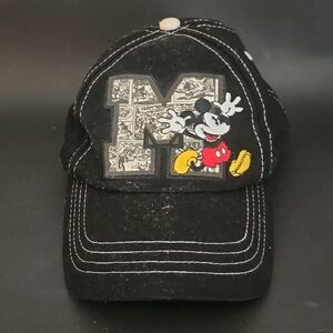 Disney Black Mickey Mouse Adjustable Kids Hat